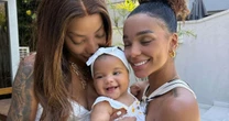 Ludmilla e Brunna Gonçalves mostram rosto da filha, Zuri, aos 5 meses e detalhe em aparência da bebê encanta a web. Fotos!