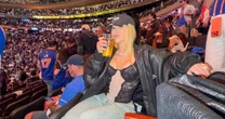 Às vésperas da Copa, Virginia Fonseca acompanha jogo da NBA em Nova York