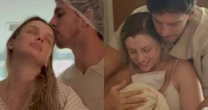 Nasce Benny, filho de Amaury Nunes e Gabriela Buraick; veja o vídeo