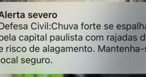 Recebeu alerta da Defesa Civil de SP no celular? Entenda como funciona a ferramenta