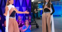 Rebeca Abravanel usa exatamente o mesmo look de Patricia, sua irmã