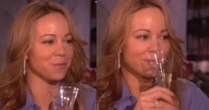 Há 17 anos, Mariah Carey foi pressionada em famoso programa de TV a beber álcool durante gravidez: 'Extremamente desconfortável'