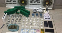 Maconha, cocaína e câmeras: O que a BM encontrou em casa monitorada em Capão da Canoa