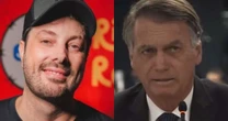 Danilo Gentili reage ao depoimento de Jair Bolsonaro e detona: 'Verme covarde'
