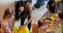 Brinquedo de luxo: quanto custou o presente queAna Castela deu àMariaFlor?