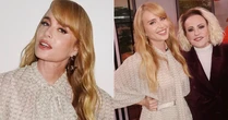 Feito na Itália e com fios metálicos: descobrimos o preço do look elegante e neutro de Angélica no 'Mais Você' - e está com desconto!