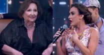 Dona Déa gera polêmica em episódio com Nicole Bahls no 'Domingão com Huck': 'Galinha'