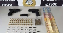 Disputa entre facções leva à Operação Faroeste no RS; Polícia Civil apreende armas e drogas