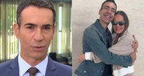 César Tralli anuncia afastamento da Globo e celebra ao lado da família: 'Saudade'