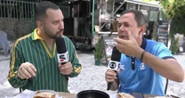 Gil do Vigor não esconde reação ao provar café gringo ao vivo na Globo