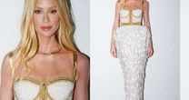 Marina Ruy Barbosa faz primeira aparição loiríssima para Cannes 2025 com vestido luxuoso Balmain. Fotos do look!