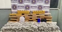 Mulher é presa em flagrante com quase 33 Kg de maconha em Porto Alegre