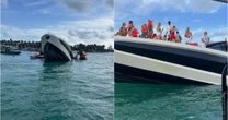 Guarda Costeira resgata 32 pessoas após naufrágio de iate em Miami