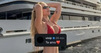 Vini Jr. faz declaração pública de amor para Virginia Fonseca: 'Eu te amo'