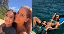 Deborah Secco mostra detalhes de viagem luxuosa com a filha, Maria Flor