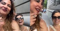 Encontro de ícones! Luciana Gimenez encontra Sandra Annenberg e faz elogio inusitado
