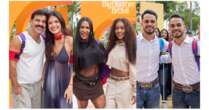 'BBB 25' fashionista? De bermuda jeans a bota, o que as famosas e Pipocas usaram para entrar no reality da Globo