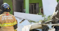 Avião de pequeno porte cai sobre casa em Nova Iguaçu (RJ); piloto morre