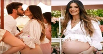Camila Queiroz e Klebber Toledo encantam com chá de bebê da primeira filha