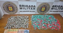 Adolescente é flagrado com quase 800 porções de drogas escondidas nas dunas da praia no litoral gaúcho