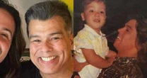 Maurício Mattar surge em rara aparição ao lado do filho com Elba Ramalho