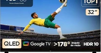 TV por menos de R$1 mil! Smart TV TCL 32" HD QLED aparece com desconto absurdo em loja oficial