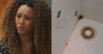 Sheron Menezzes leva susto com animal no banheiro durante viagem: 'Vai ficar aí?'