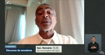 Comentarista na Copa de 2026, Romário faz discurso remoto em sessão no Senado