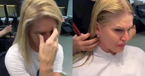 Em tratamento contra o câncer de mama, Val Marchiori chora ao cortar o cabelo curtinho: 'Enfrentar o medo de ficar careca'