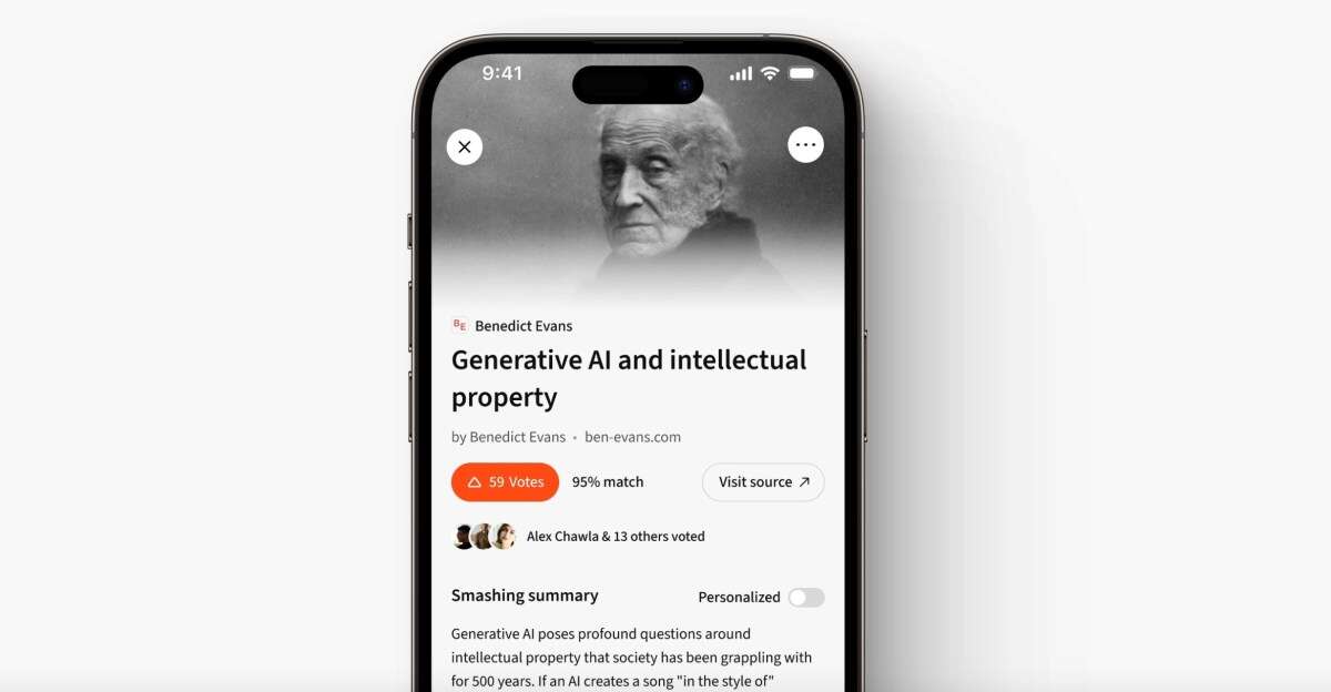 From Goodreads’ founder, Smashing debuts its AI-powered app for online readers