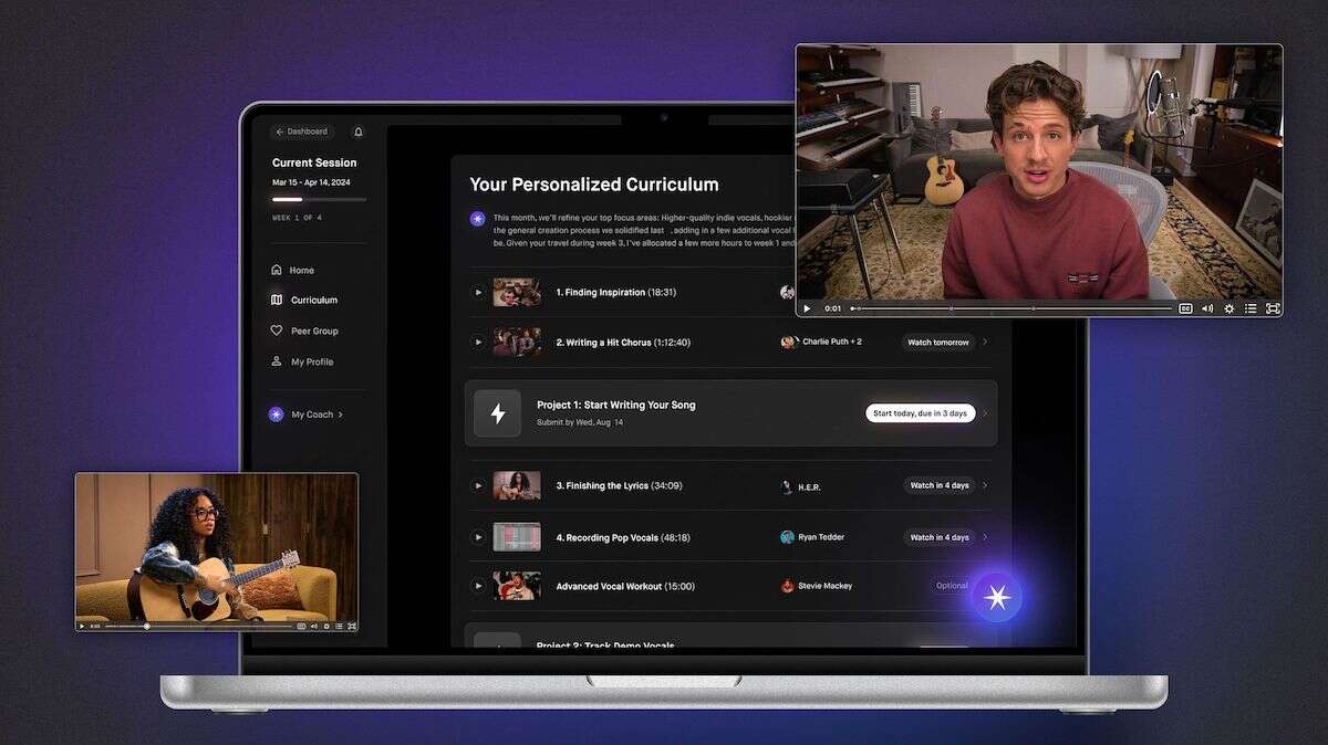 Studio’s new online school for musicians uses AI to create custom curriculums