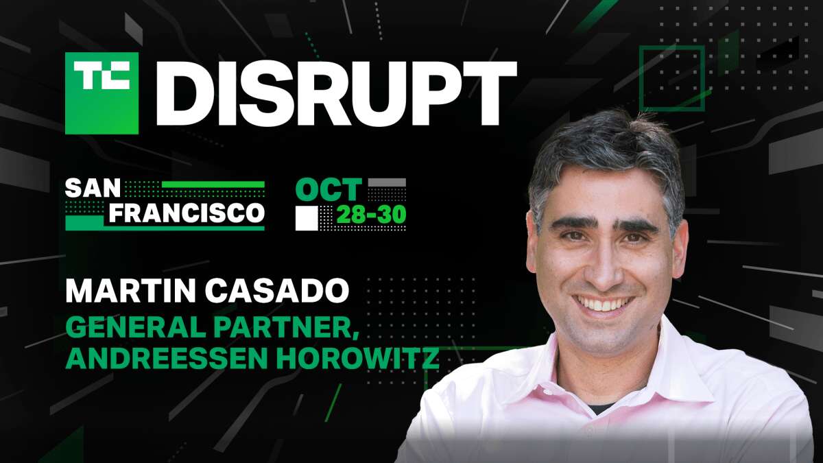 A fireside chat with Andreessen Horowitz partner Martin Casado at TechCrunch Disrupt 2024