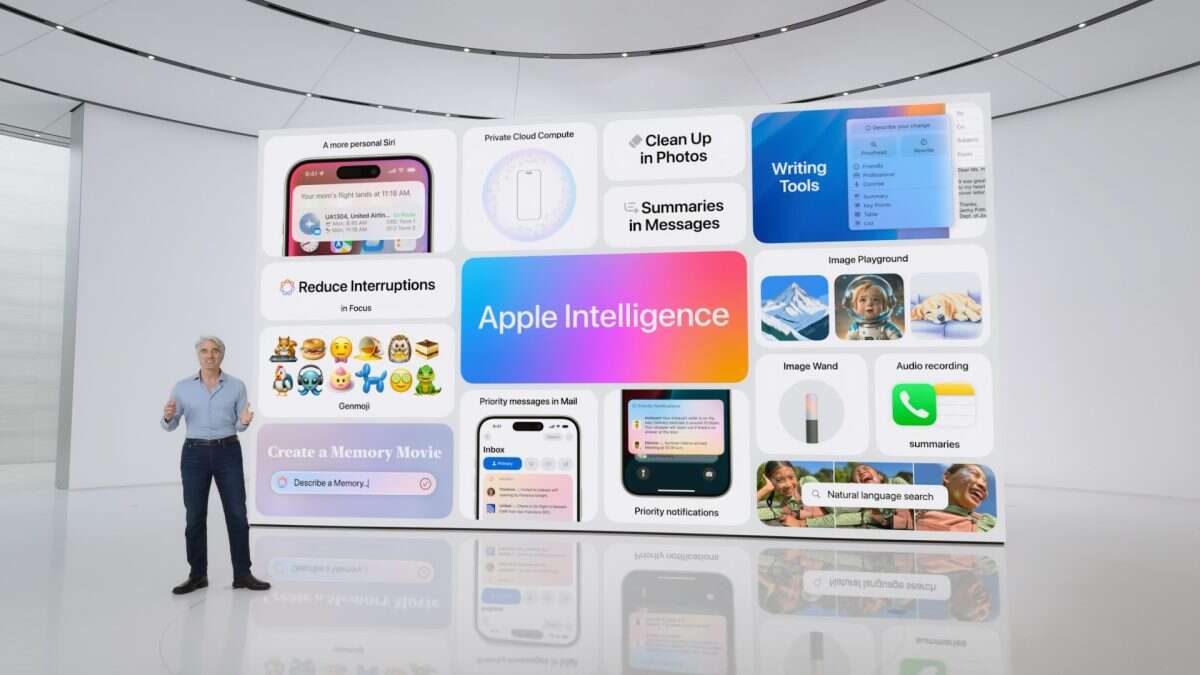 Apple Intelligence features can also summarize breakup texts for you