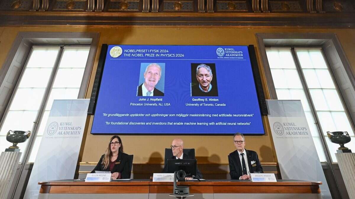 Geoff Hinton and John Hopfield win Nobel Prize in Physics for their work in foundational AI