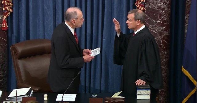 What is Chief Justice Roberts' role in impeachment trial?