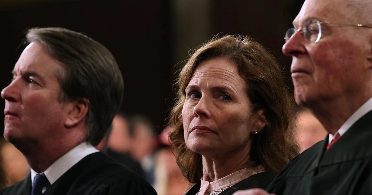 As justices confront harassment, death threats, Barrett says 