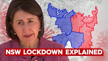 What NSW local governement area am I in and is my suburb in lockdown?