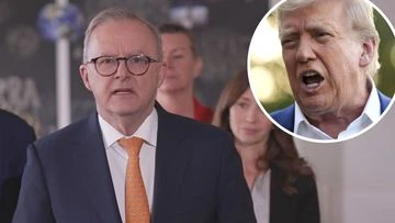 Albanese backs Donald Trump after his 'abrupt' F-bomb