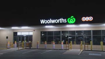 Security guard stabbed outside Woolworths