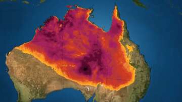 Winter heatwave sees temperatures nudge 39 degrees amid warning of storms