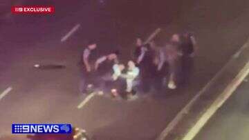 Police Taser man in dramatic arrest on major Sydney road