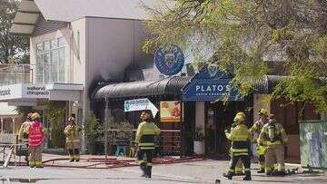 Man hospitalised with burns after popular Adelaide restaurant burst into flames