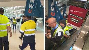 Qantas engineers at every major Australian airport strike at peak time