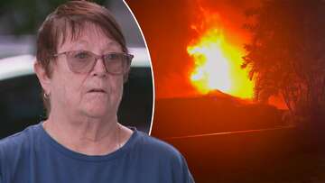 Brisbane grandmother escapes burning home with seconds to spare