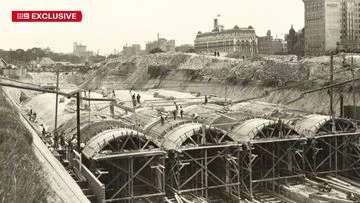 Family given glimpse of historic tunnels dad's name was carved into