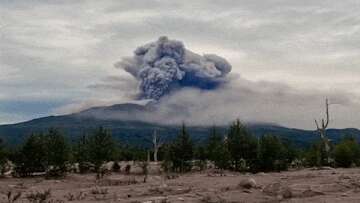 Volcano erupts after powerful earthquake in Russia's Far East and scientists warn of a stronger one