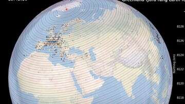 Mysterious global tremors felt for nine days traced to singular event in Greenland