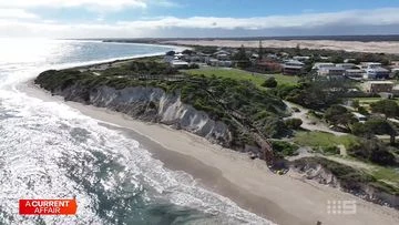 Parts of coastal Aussie town slipping into the sea