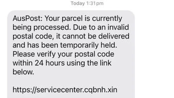 Australia Post issues warning after spike in 'Darcula' scam texts and emails