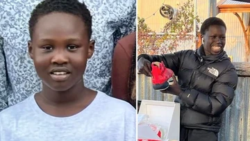 Teens charged over stabbing murders of two children refuse to come to court